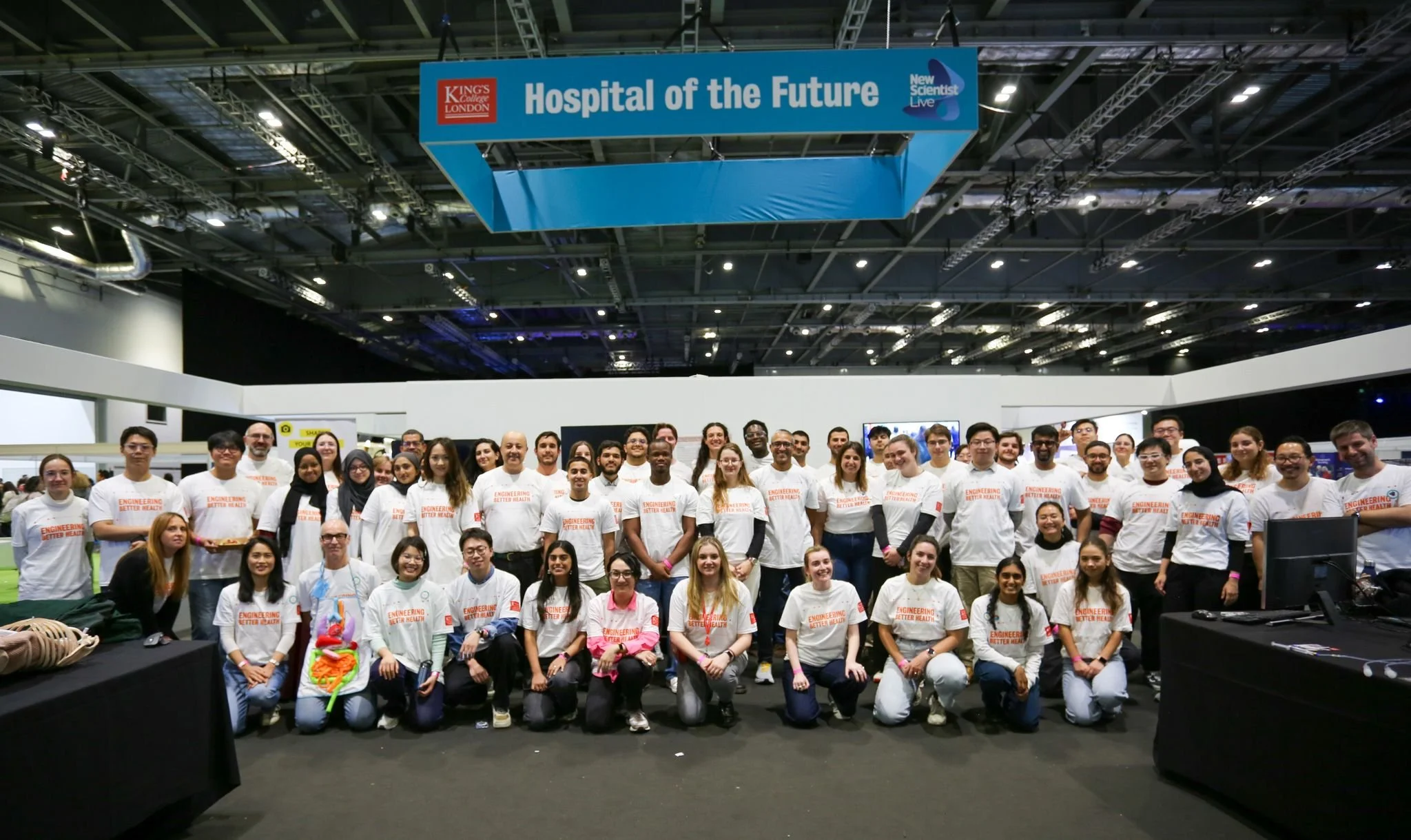 Volunteers and attendants to the Live New Scientist Fair in the Excel London. — 1