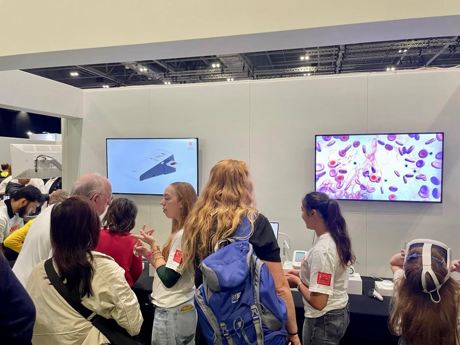 Volunteers and attendants to the Live New Scientist Fair in the Excel London. — 2